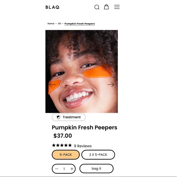 NWT 6 Pairs Total Assorted WANDER BEAUTY & BLAQ Anti-Aging Eye Mask BUNDLE - Picture 6 of 9